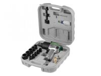 Пневмогайковерт 1/2" ECO AIW-610 с лубрикатором и головками (580 Нм; Ударный мех-м: twin hammer; 7000 об/мин; Макс.резьба: М18; 220 л/мин;)