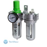 Фильтр воздушный ECO AU-02-14 с регулятором давления и маслораспылителем (1/4", 1750л/мин)