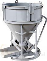 Бадья для подачи бетона БН-2.0 лоток (низкая)