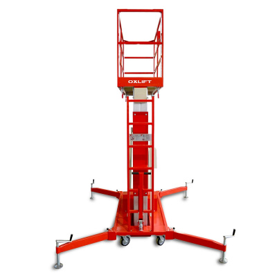 Телескопический двухмачтовый подъемник ZX-2-140 OXLIFT 14000 мм 150 кг