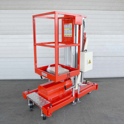 Телескопический одномачтовый подъемник ZX-1-060 OXLIFT 6000 мм 125 кг